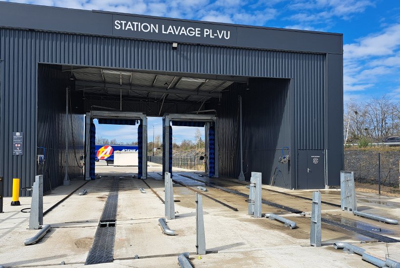 Installation lavage poids lourds Ageneau
