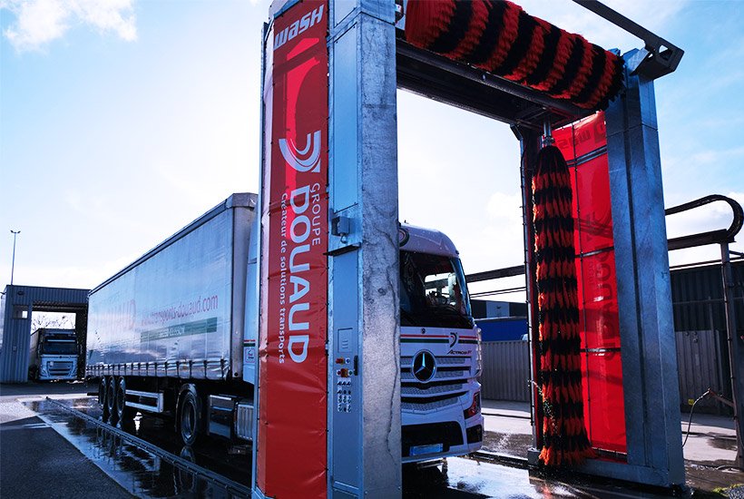 Portique lavage ID3 - vue secondaire camion